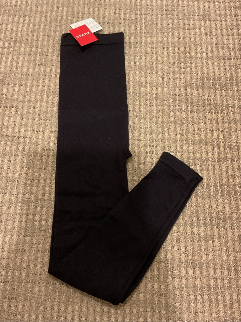 SPANX women’s high waisted Black Seamless stretch leggings small new with tags